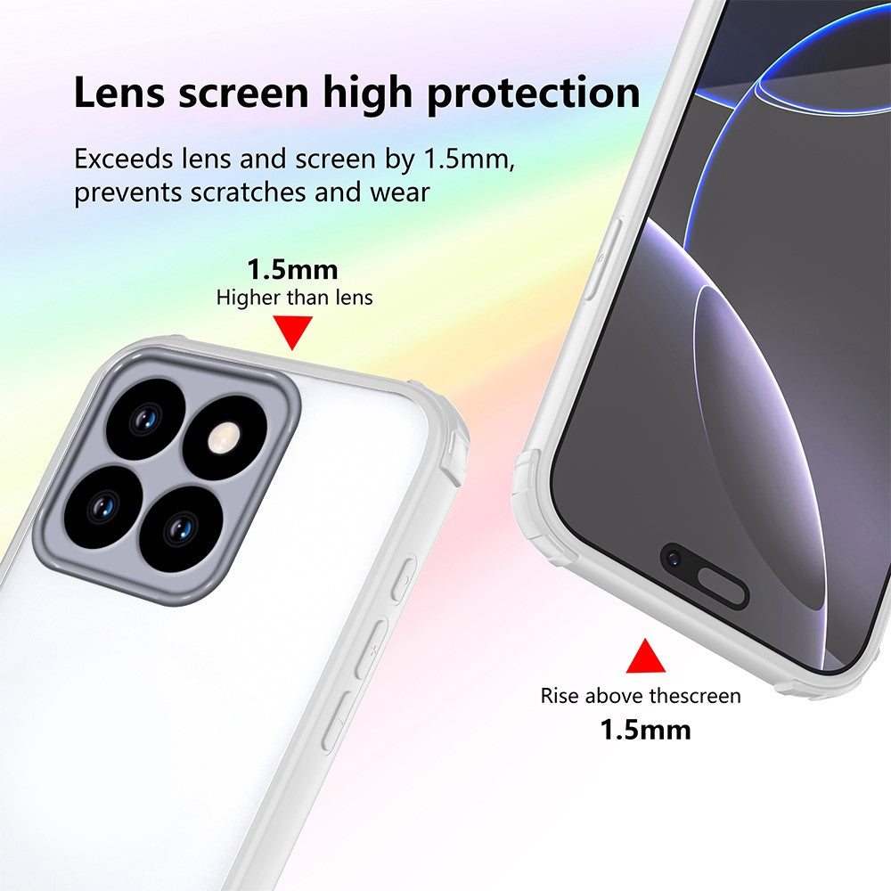 For Honor X7d 4G / 400 Smart 5G Case Reinforced Corner Shockproof TPU + Acrylic Phone Cover