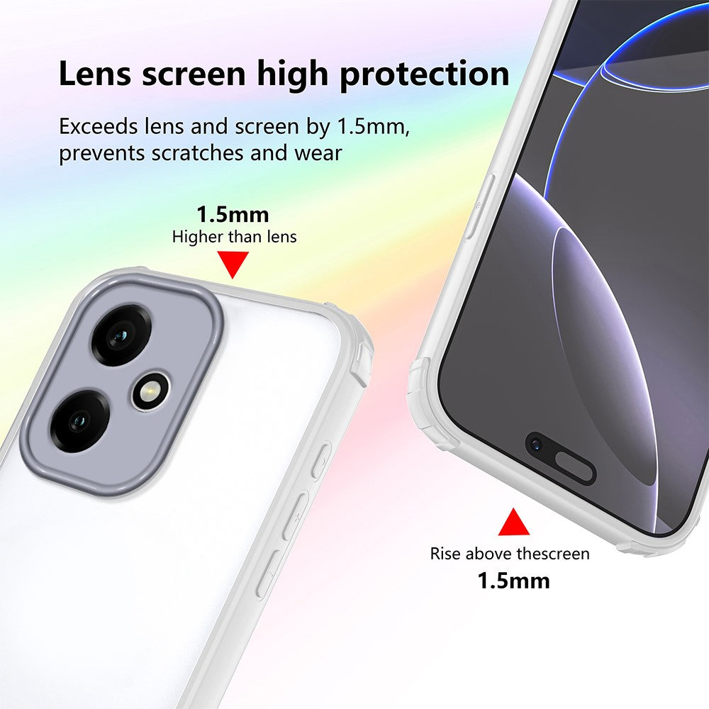 For Honor 400 5G (Global) Case Reinforced Corner Shockproof TPU + Acrylic Phone Cover