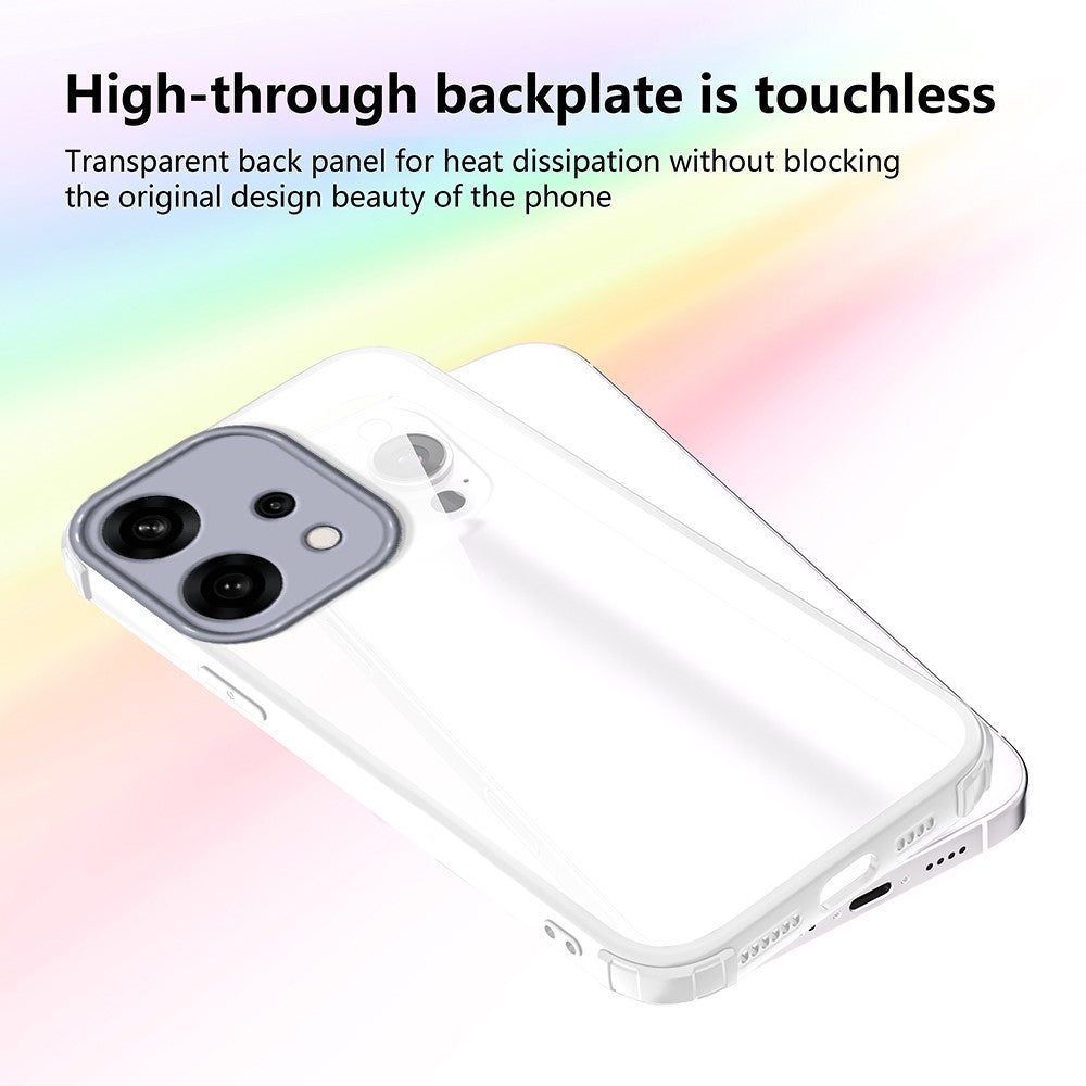 For Oppo Reno14 5G (Global) Case Reinforced Corner Shockproof TPU + Acrylic Phone Cover