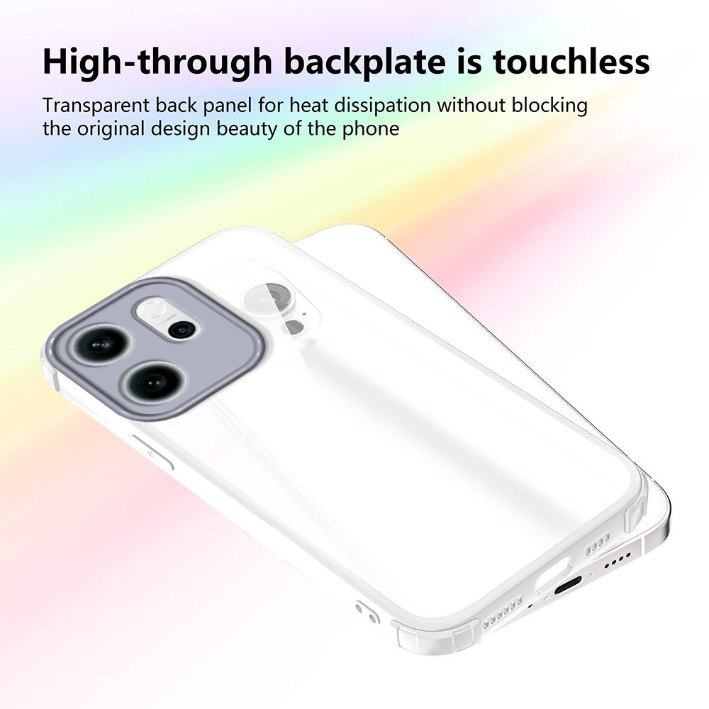 For Oppo Reno14 F 5G Case Reinforced Corner Shockproof TPU + Acrylic Phone Cover