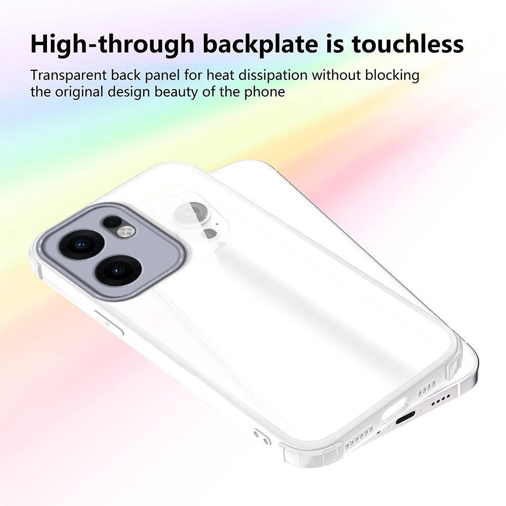 For Oppo Reno13 F 4G / 5G Case Reinforced Corner Shockproof TPU + Acrylic Phone Cover