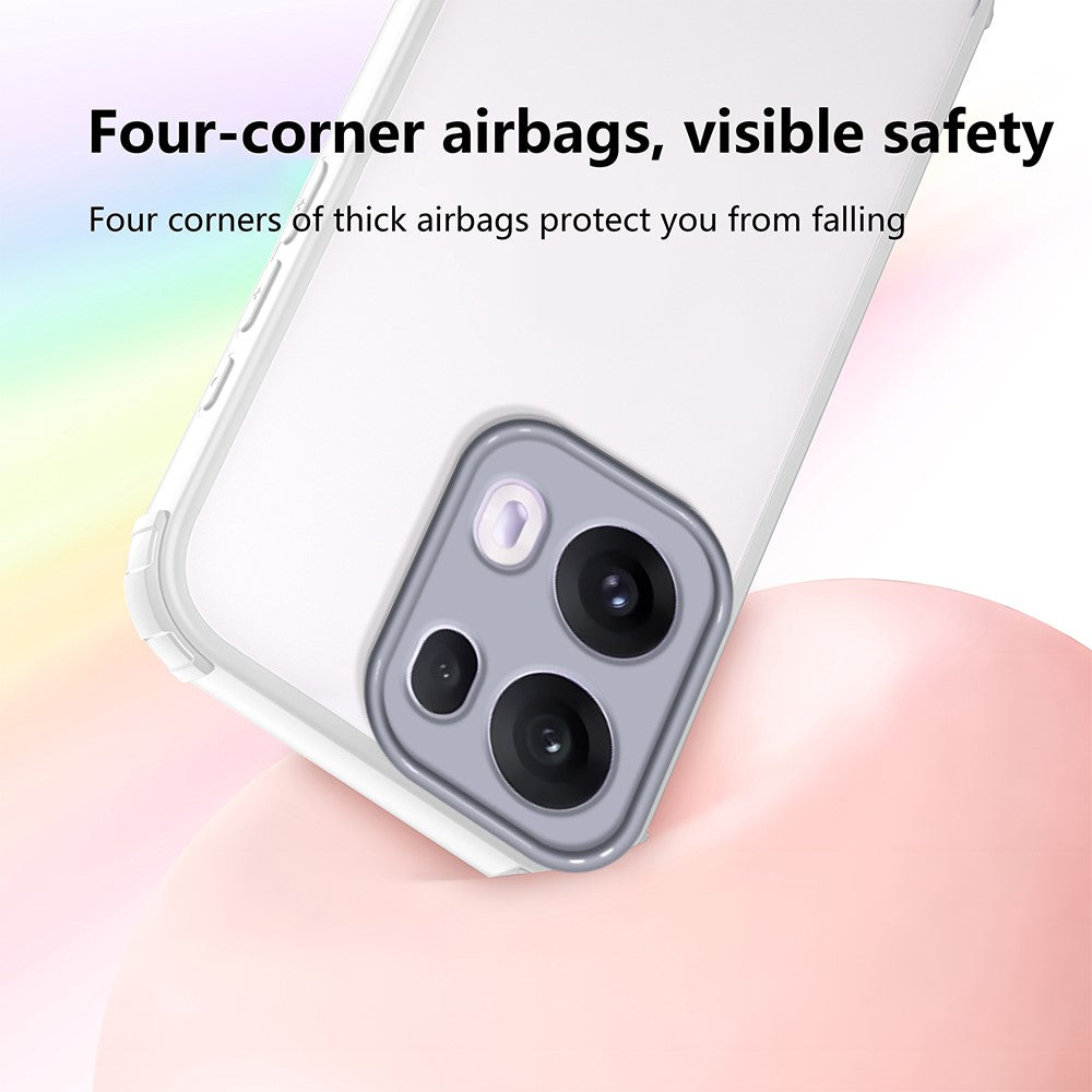 For Oppo Reno13 5G (Global) Case Reinforced Corner Shockproof TPU + Acrylic Phone Cover
