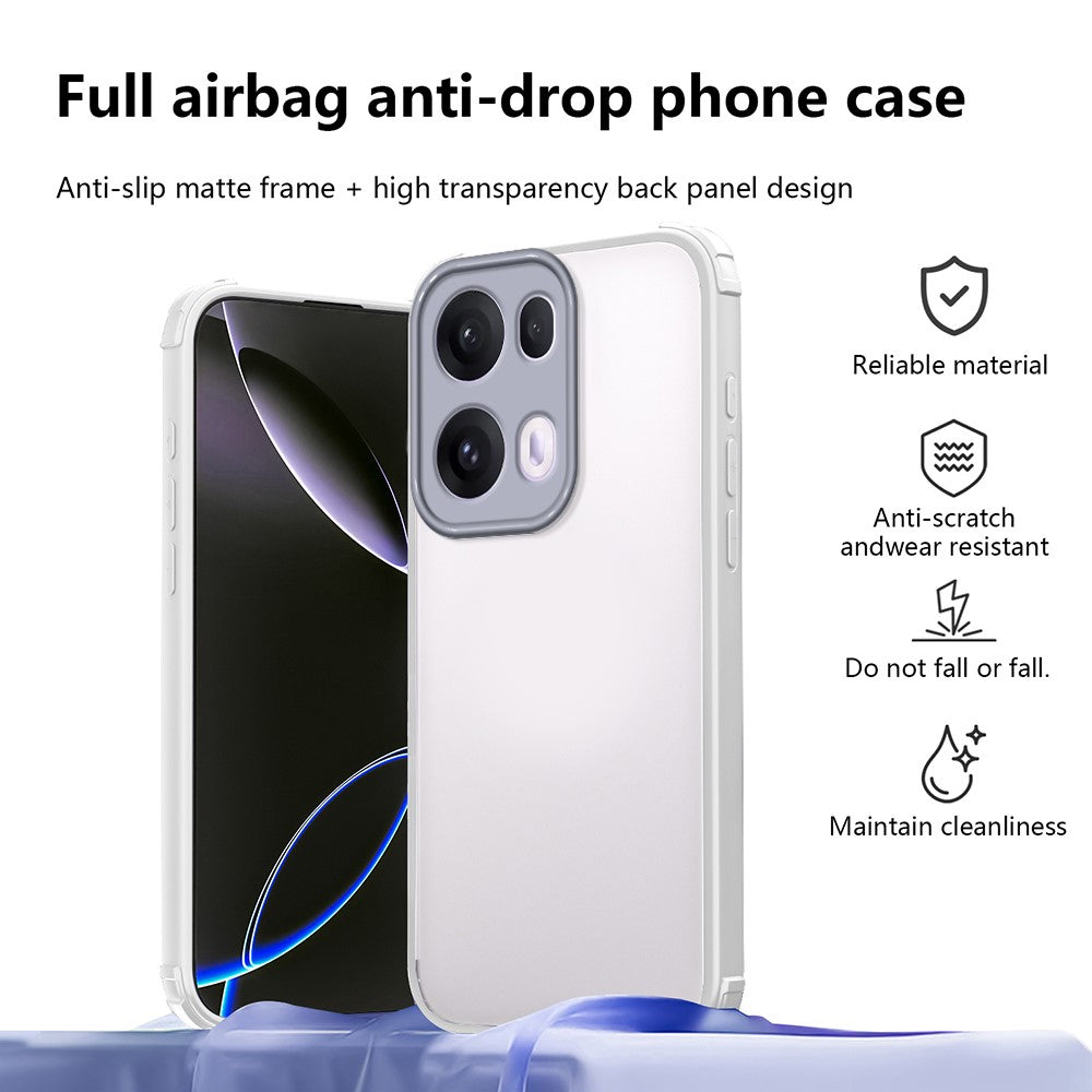 For Oppo Reno13 Pro 5G Case Reinforced Corner Shockproof TPU + Acrylic Phone Cover