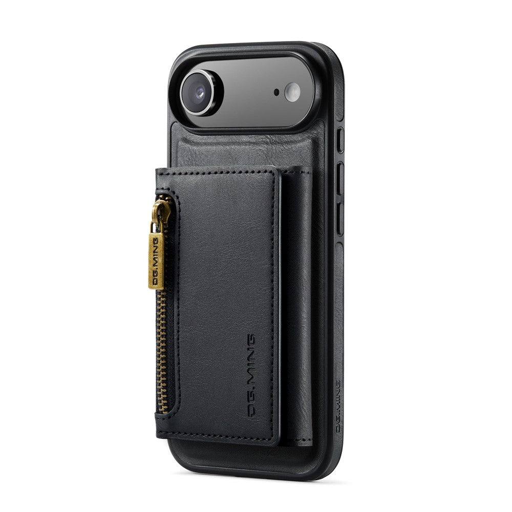 DG.MING M5 Series For iPhone Air Case Detachable Magnetic Leather Phone Cover with Card Slots