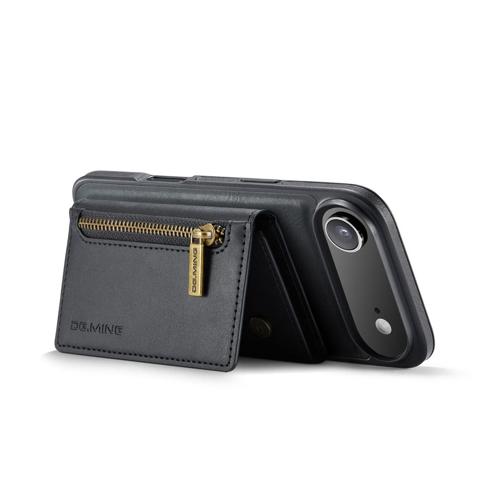 DG.MING M5 Series For iPhone Air Case Detachable Magnetic Leather Phone Cover with Card Slots