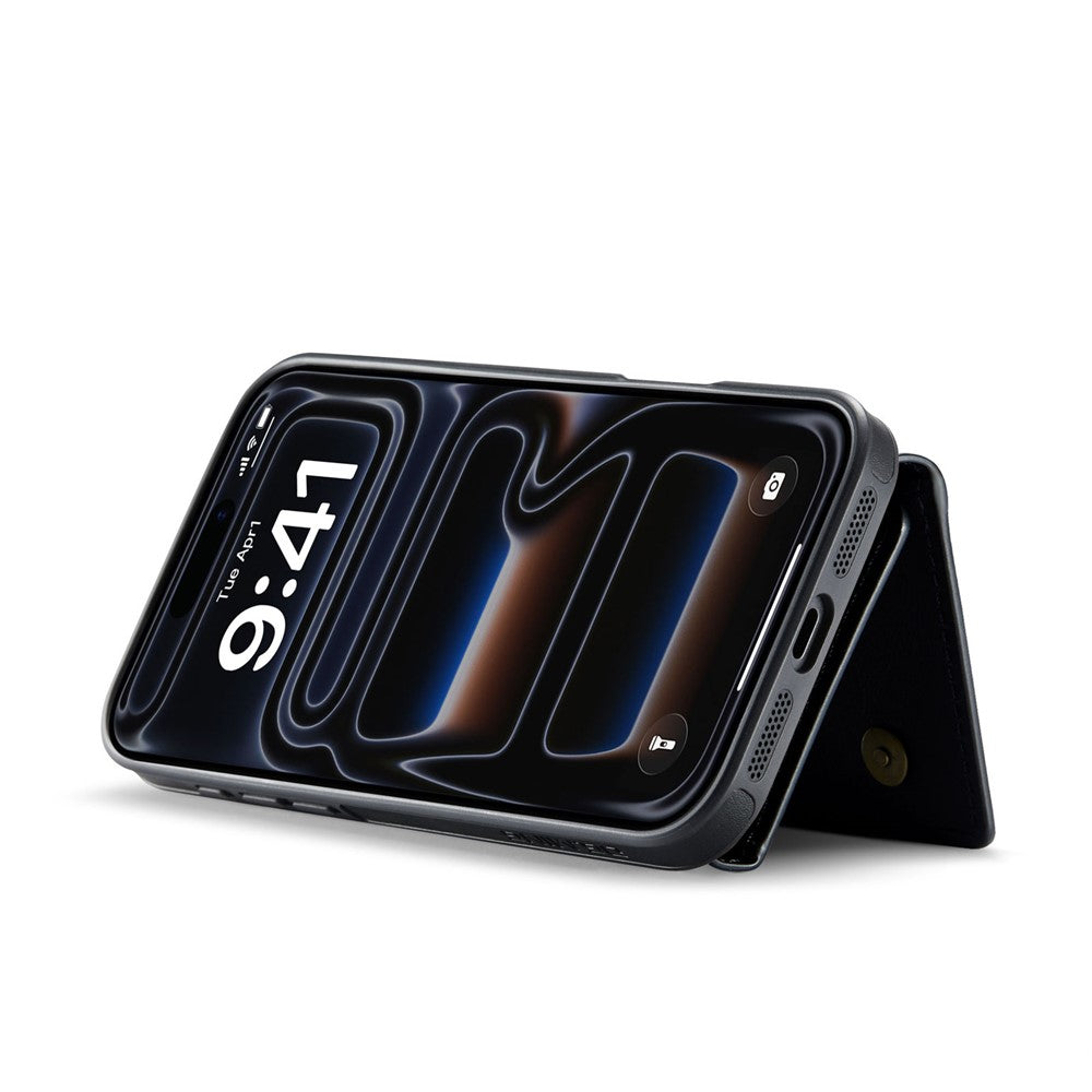 DG.MING M5 Series For iPhone 17 Pro Max Case Detachable Magnetic Leather Phone Cover with Card Slots