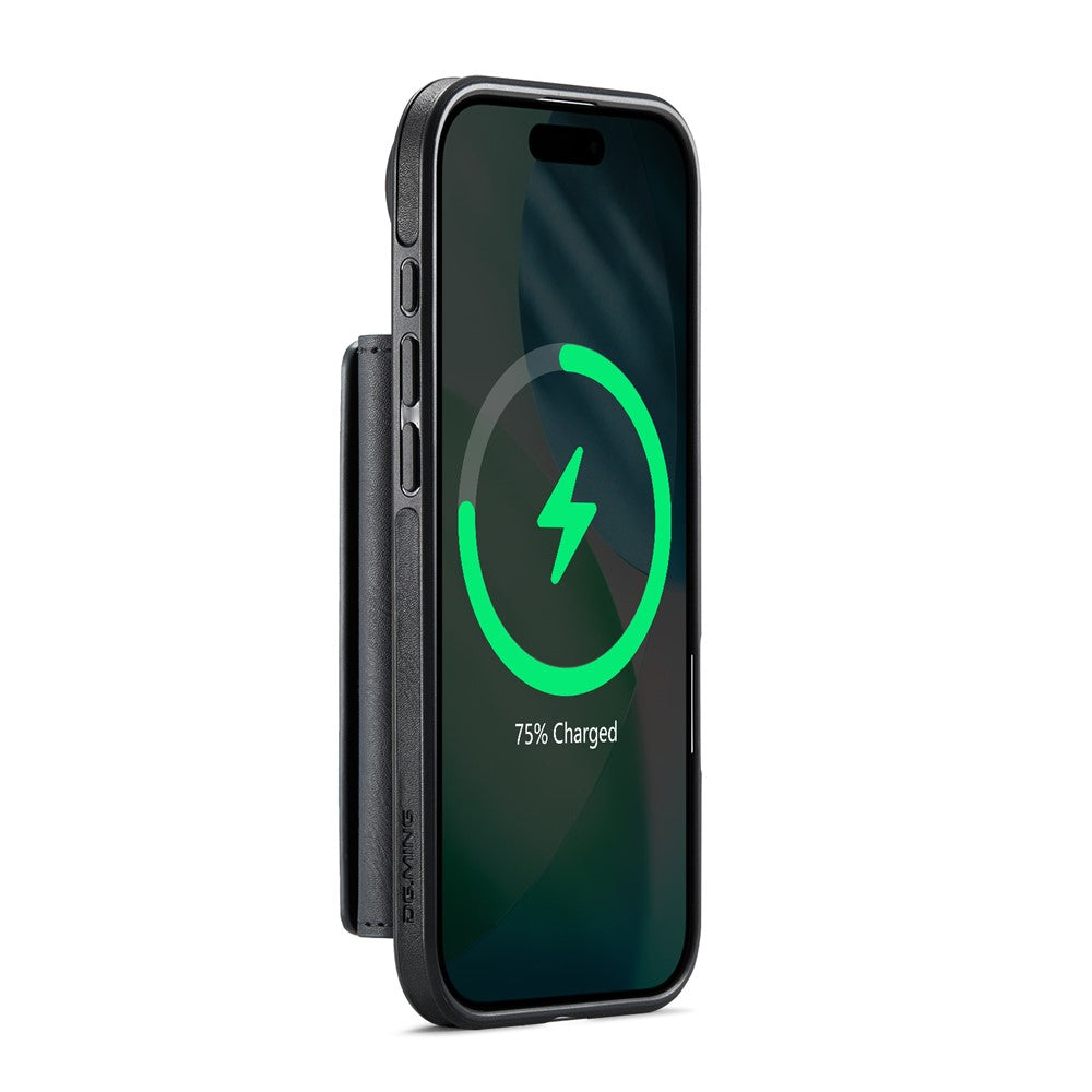 DG.MING M6 Series For iPhone Air Case Magnetic Wallet PU + PC + TPU Phone Cover