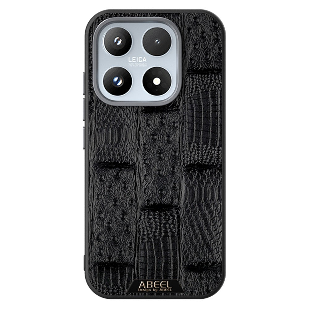 ABEEL For Xiaomi 17 Case Compatible with MagSafe Beast Texture Micro-Embossing Back Cover