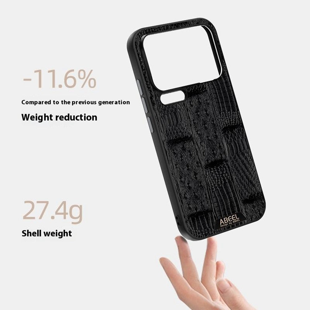 ABEEL For Xiaomi 17 Pro Max Case Compatible with MagSafe Beast Texture Micro-Embossing Back Cover