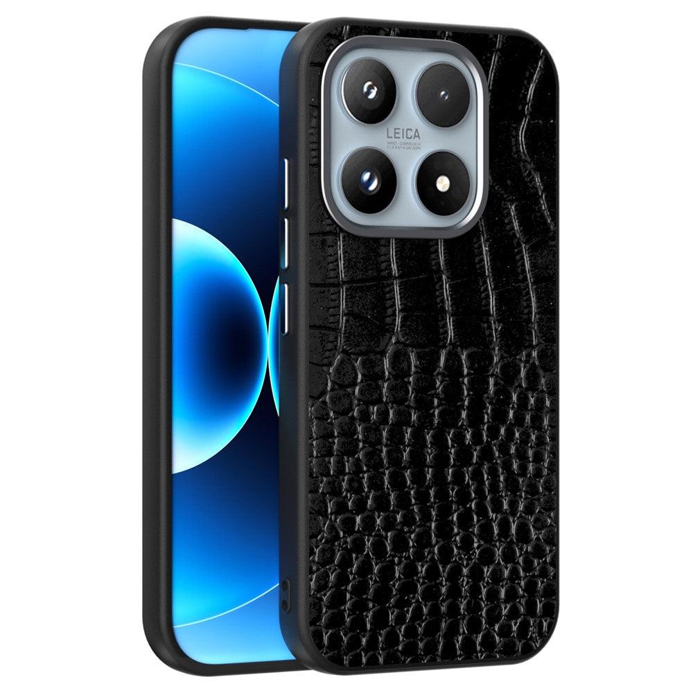 ABEEL For Xiaomi 17 Case Compatible with MagSafe Crocodile Texture Micro-Embossing Back Cover