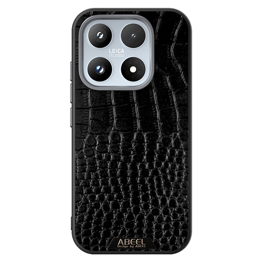 ABEEL For Xiaomi 17 Case Compatible with MagSafe Crocodile Texture Micro-Embossing Back Cover