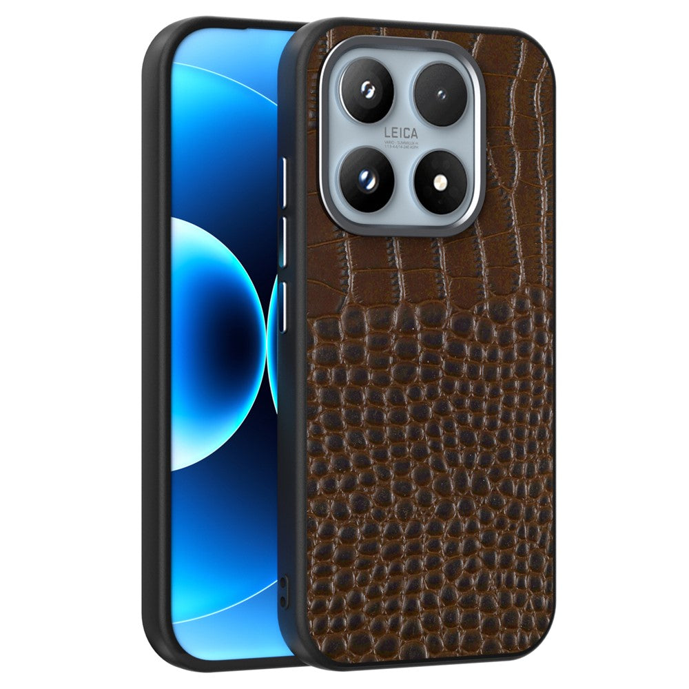 ABEEL For Xiaomi 17 Case Compatible with MagSafe Crocodile Texture Micro-Embossing Back Cover