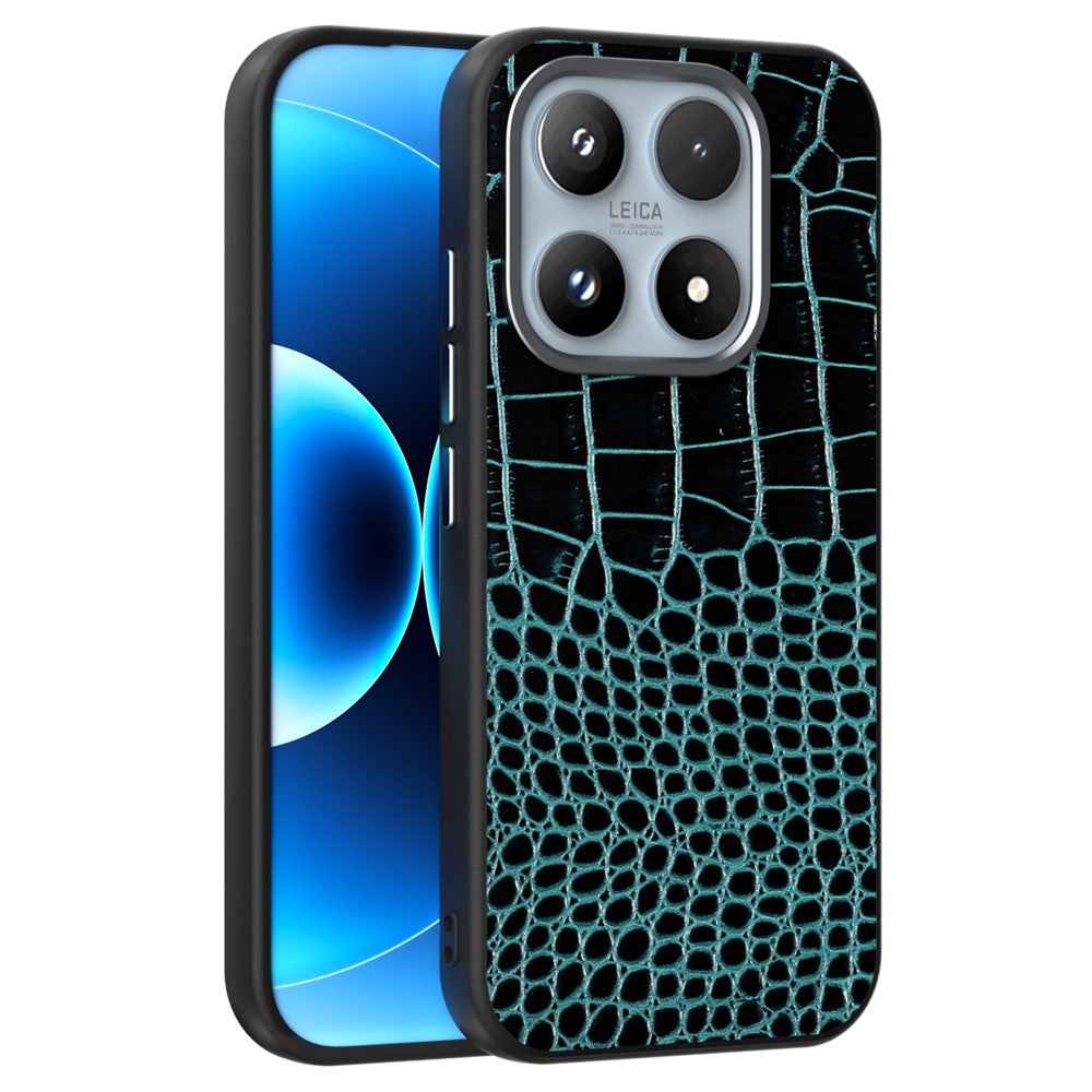 ABEEL For Xiaomi 17 Case Compatible with MagSafe Crocodile Texture Micro-Embossing Back Cover