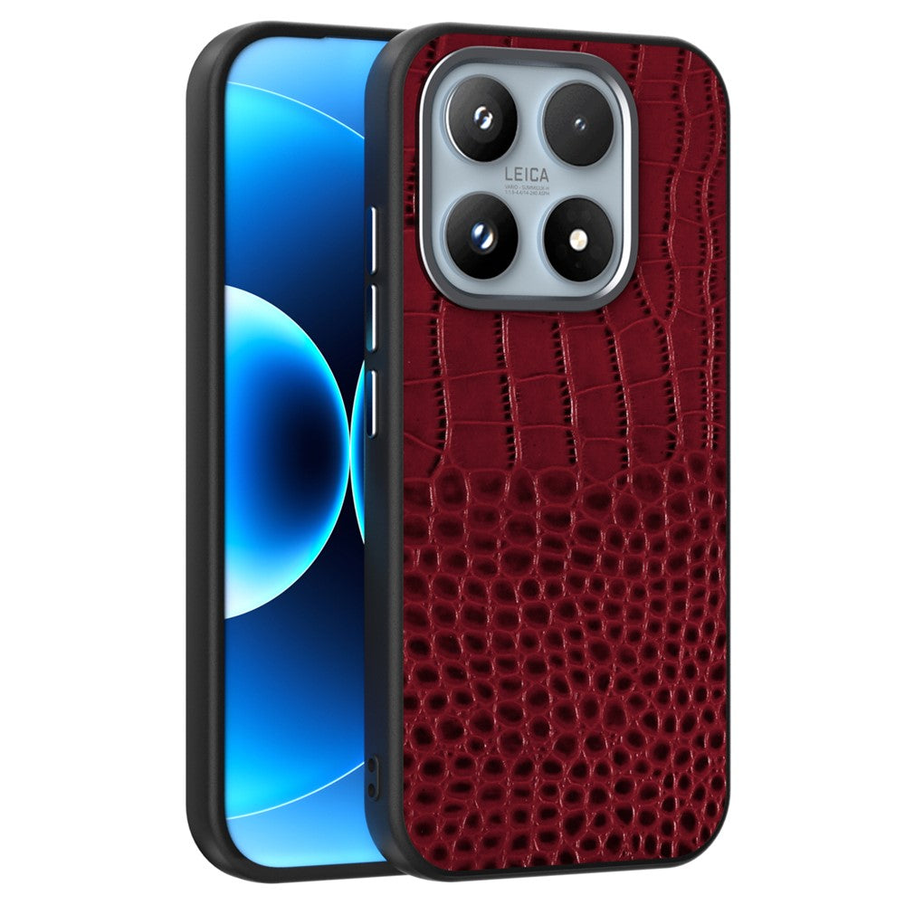 ABEEL For Xiaomi 17 Case Compatible with MagSafe Crocodile Texture Micro-Embossing Back Cover