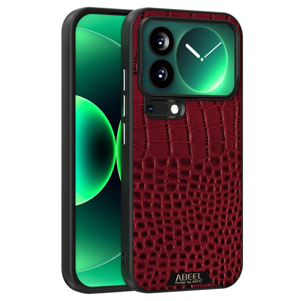 ABEEL For Xiaomi 17 Pro Case Compatible with MagSafe Crocodile Texture Micro-Embossing Back Cover