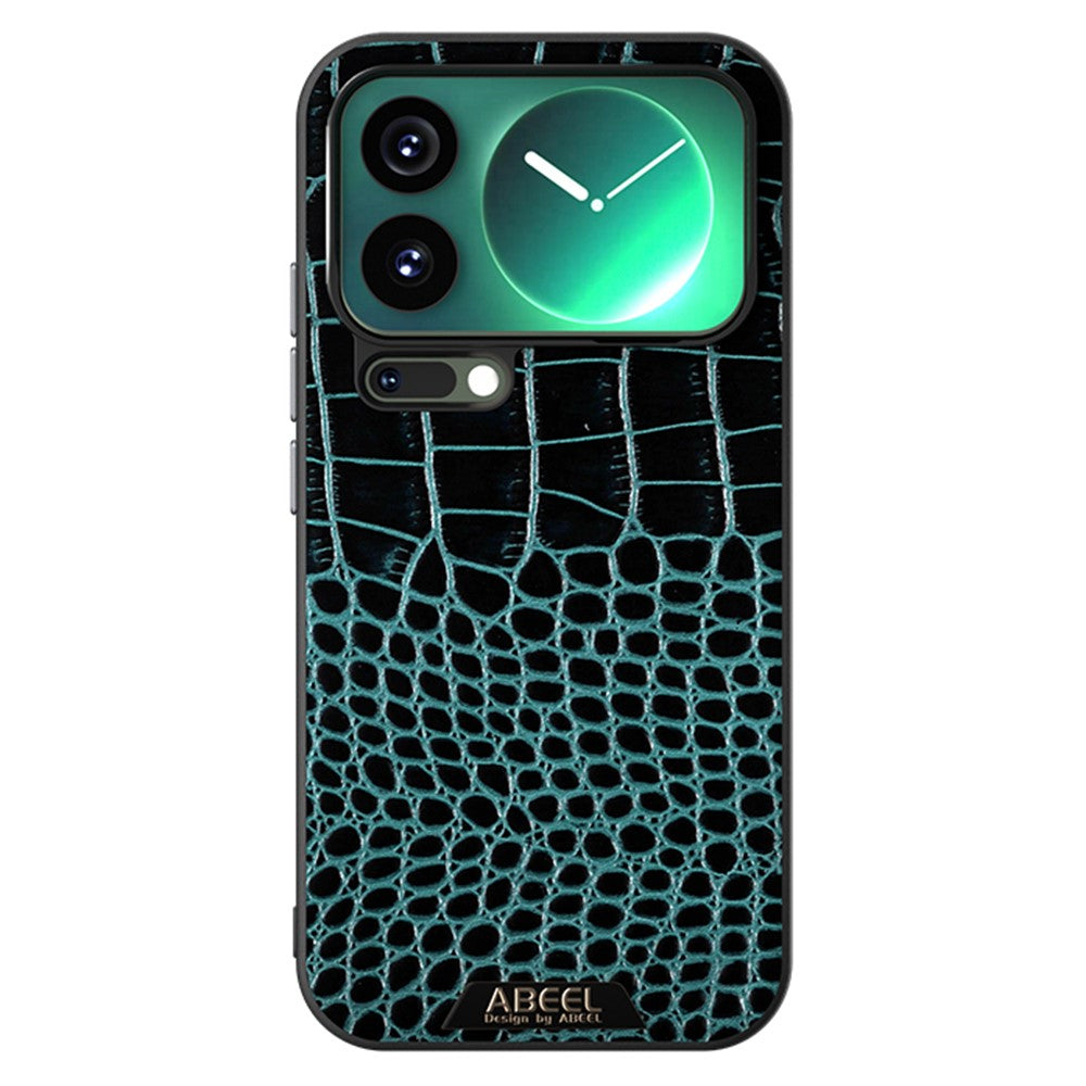ABEEL For Xiaomi 17 Pro Max Case Compatible with MagSafe Crocodile Texture Micro-Embossing Back Cover