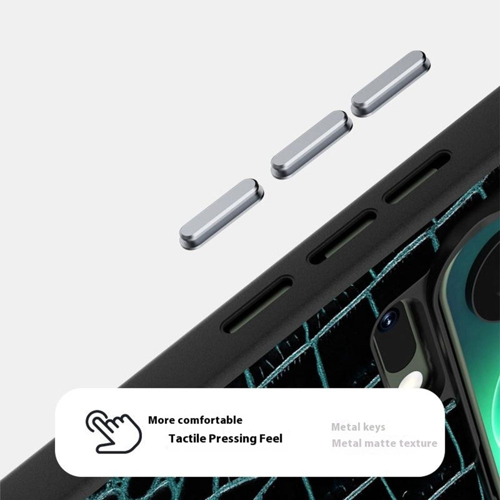 ABEEL For Xiaomi 17 Pro Max Case Compatible with MagSafe Crocodile Texture Micro-Embossing Back Cover