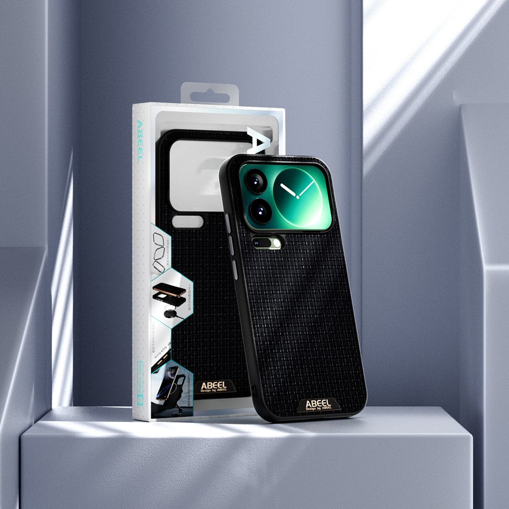 ABEEL For Xiaomi 17 Pro Max Case Compatible with MagSafe Textured Micro-Embossing Back Cover