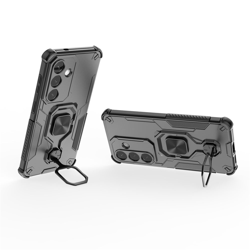 For Samsung Galaxy S26  /  S26 Pro Case Rotatable Ring Kickstand PC + TPU Shockproof Phone Cover