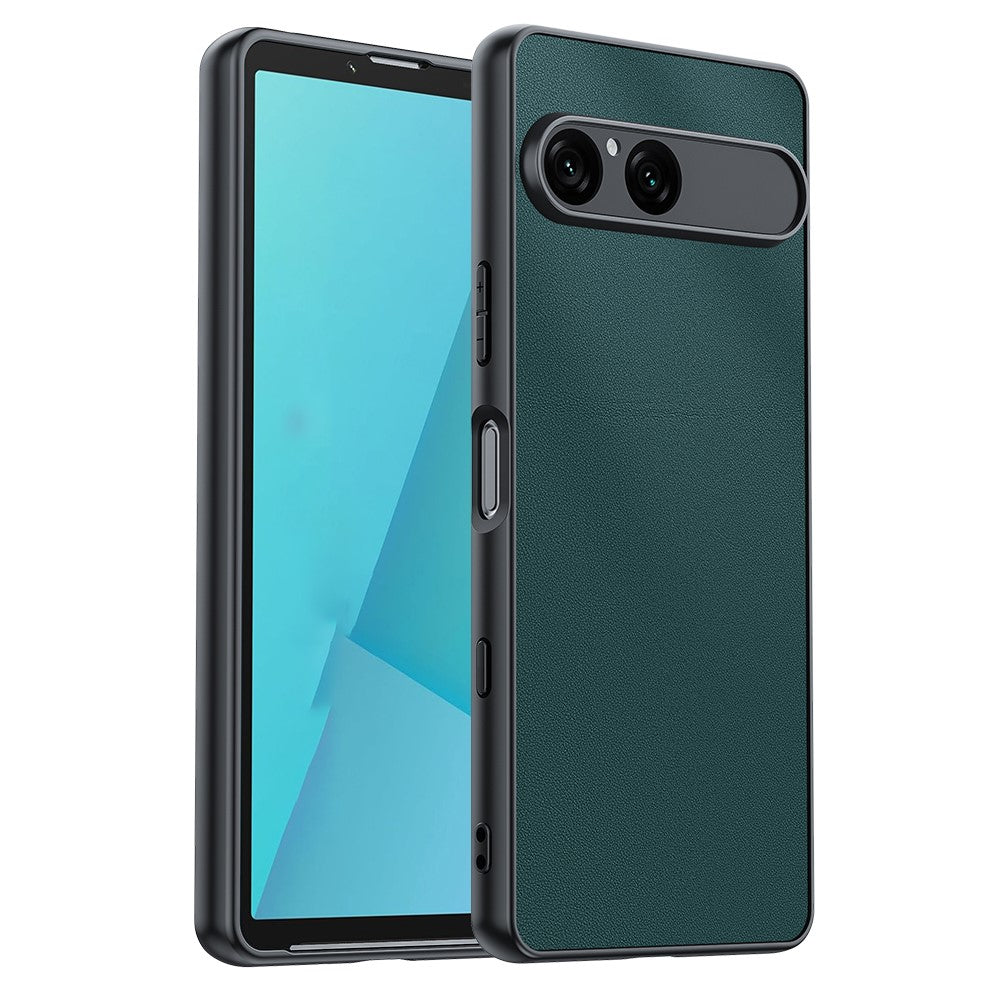 For Sony Xperia 10 VII Case PU Leather Coated PC + TPU Anti-Drop Phone Cover