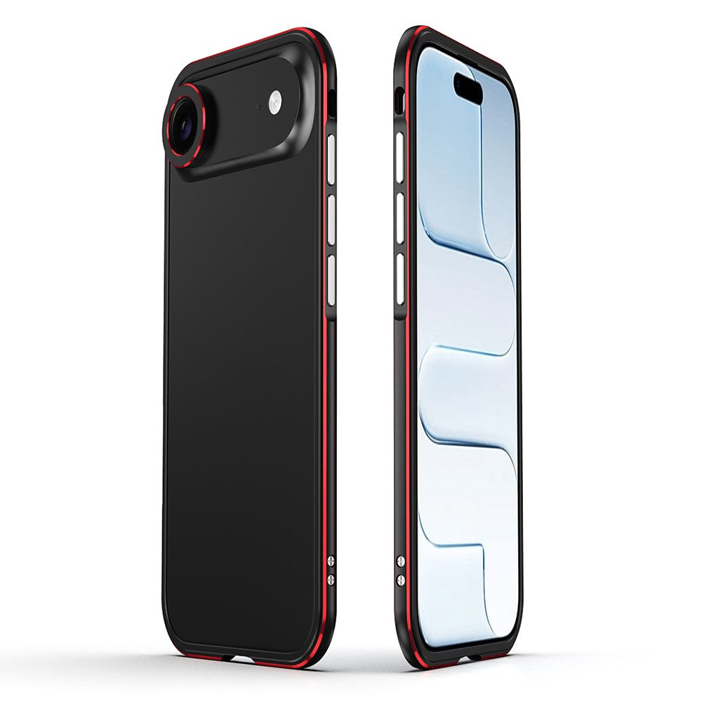 For iPhone Air Bumper Case No-Back Phone Frame Cover with Lens Protection