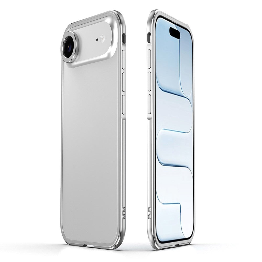 For iPhone Air Bumper Case No-Back Phone Frame Cover with Lens Protection