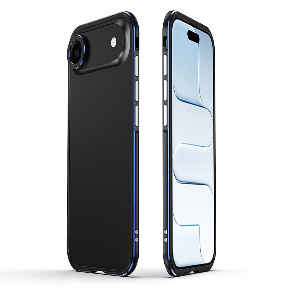 For iPhone Air Bumper Case No-Back Phone Frame Cover with Lens Protection