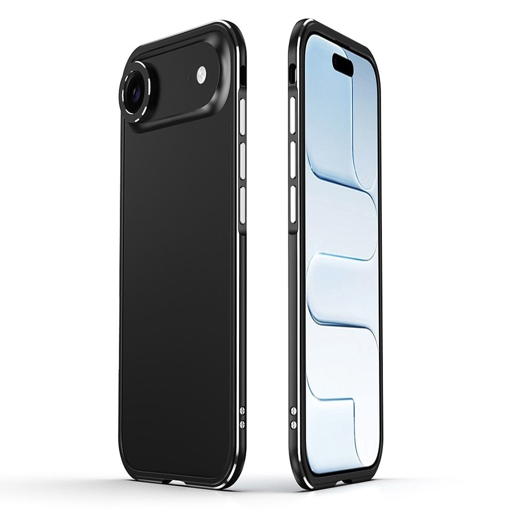 For iPhone Air Bumper Case No-Back Phone Frame Cover with Lens Protection