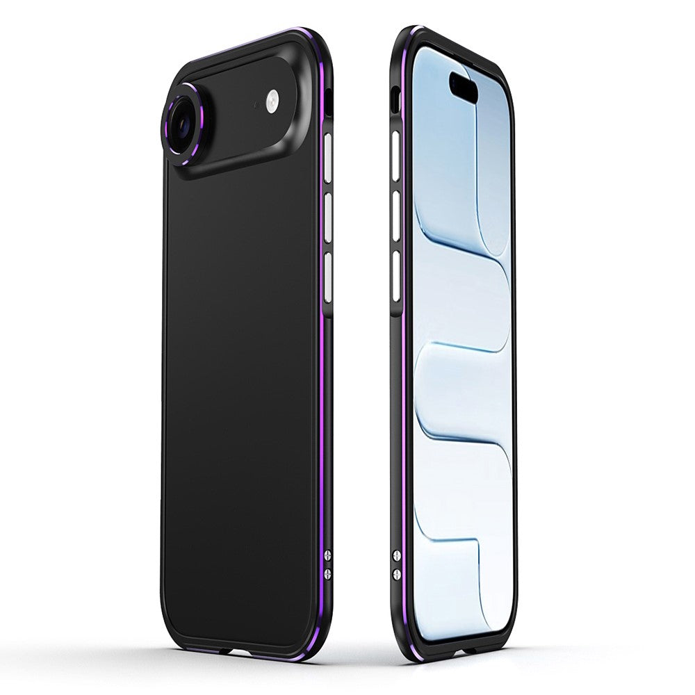 For iPhone Air Bumper Case No-Back Phone Frame Cover with Lens Protection