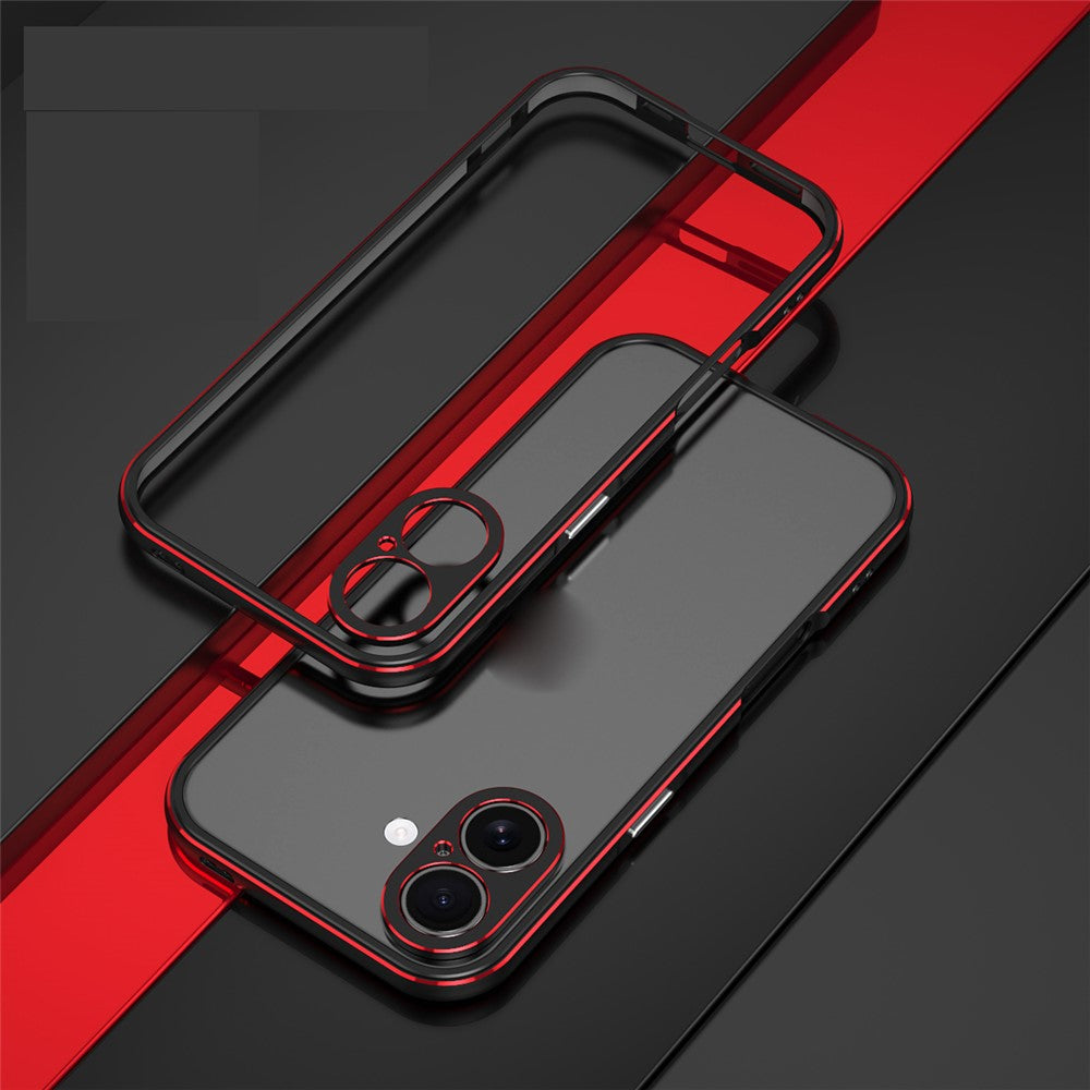 For iPhone 17 Bumper Case No-Back Phone Frame Cover with Lens Protection