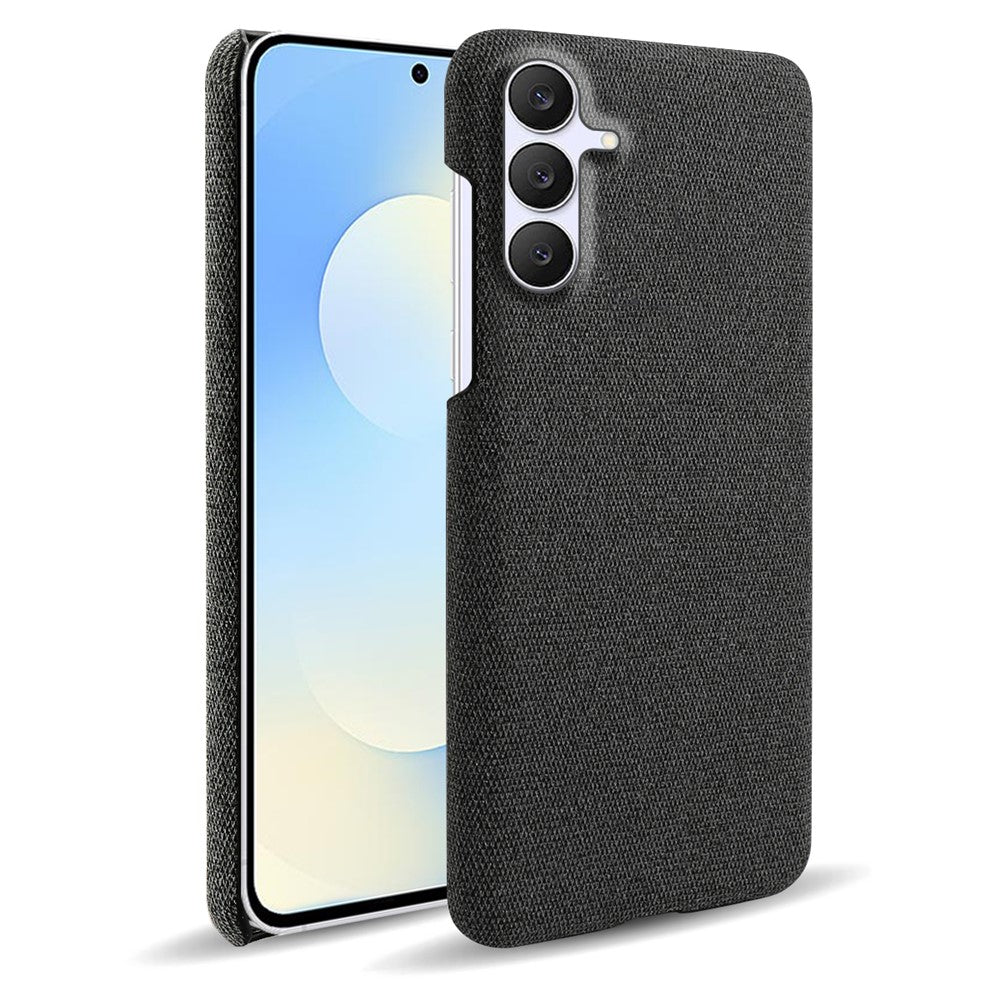 For Samsung Galaxy S25 FE Phone Case Cloth Texture Anti-Scratch Protective PC Back Cover