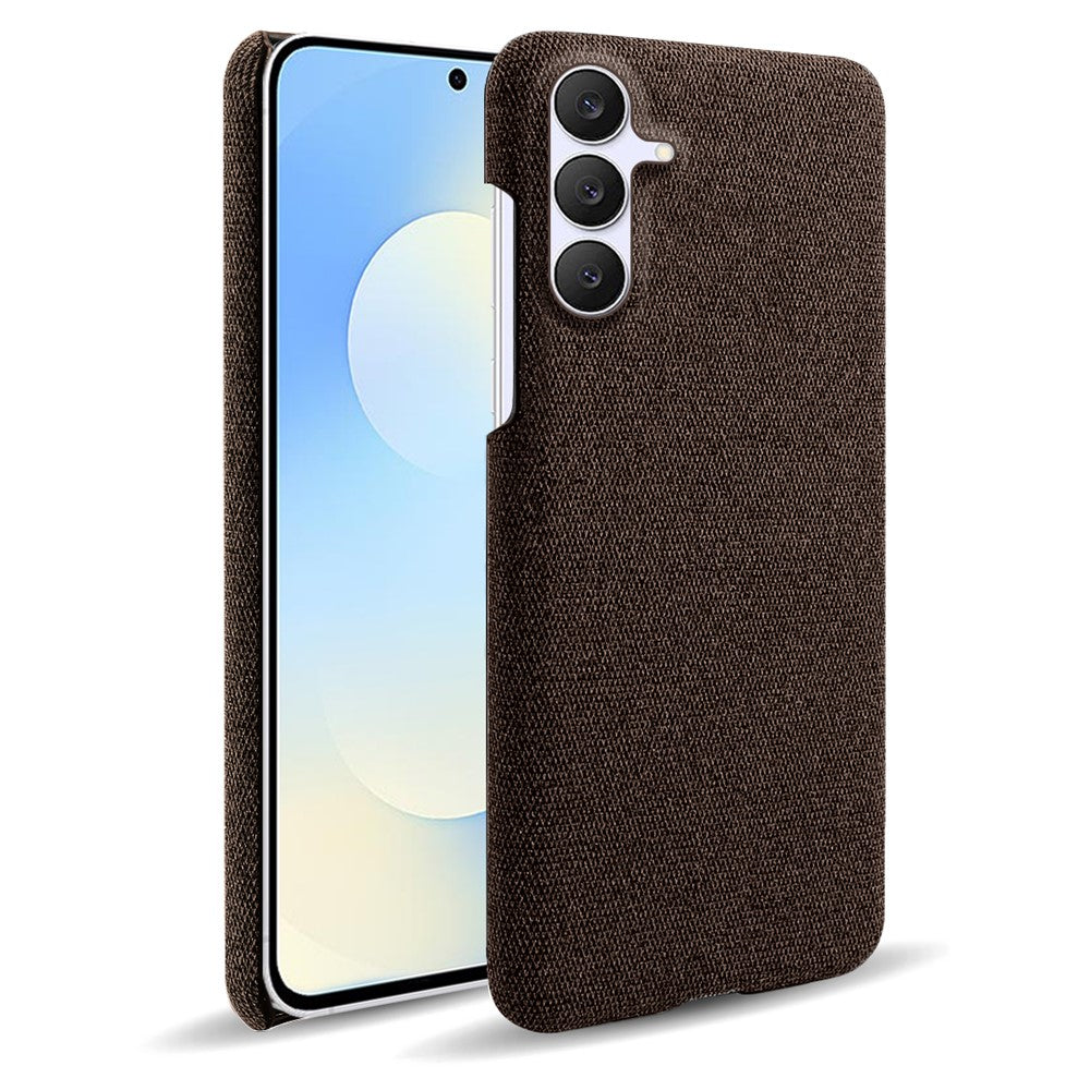 For Samsung Galaxy S25 FE Phone Case Cloth Texture Anti-Scratch Protective PC Back Cover