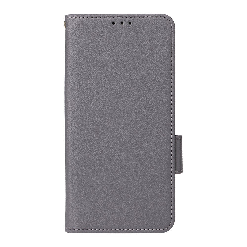 For Samsung Galaxy S26 / S26 Pro Case Litchi Texture Wallet Leather Phone Cover with Wrist Strap