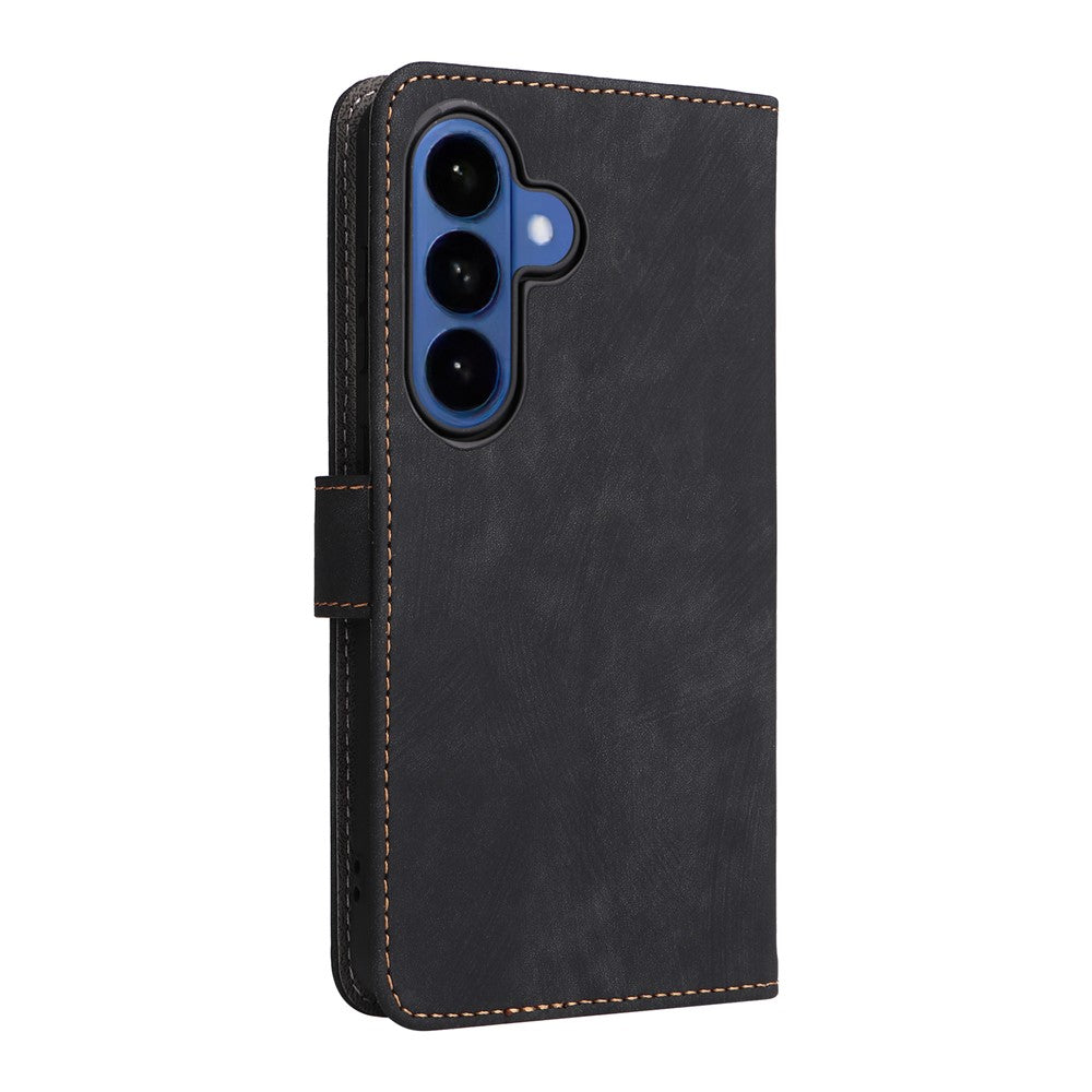 For Samsung Galaxy S26 / S26 Pro Case Wallet RFID Blocking PU Leather Phone Cover Stand with Strap