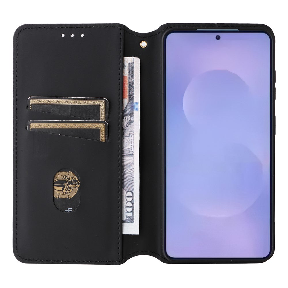 For Samsung Galaxy S26 / S26 Pro Case Wallet Rhombus Imprinted Leather Phone Cover