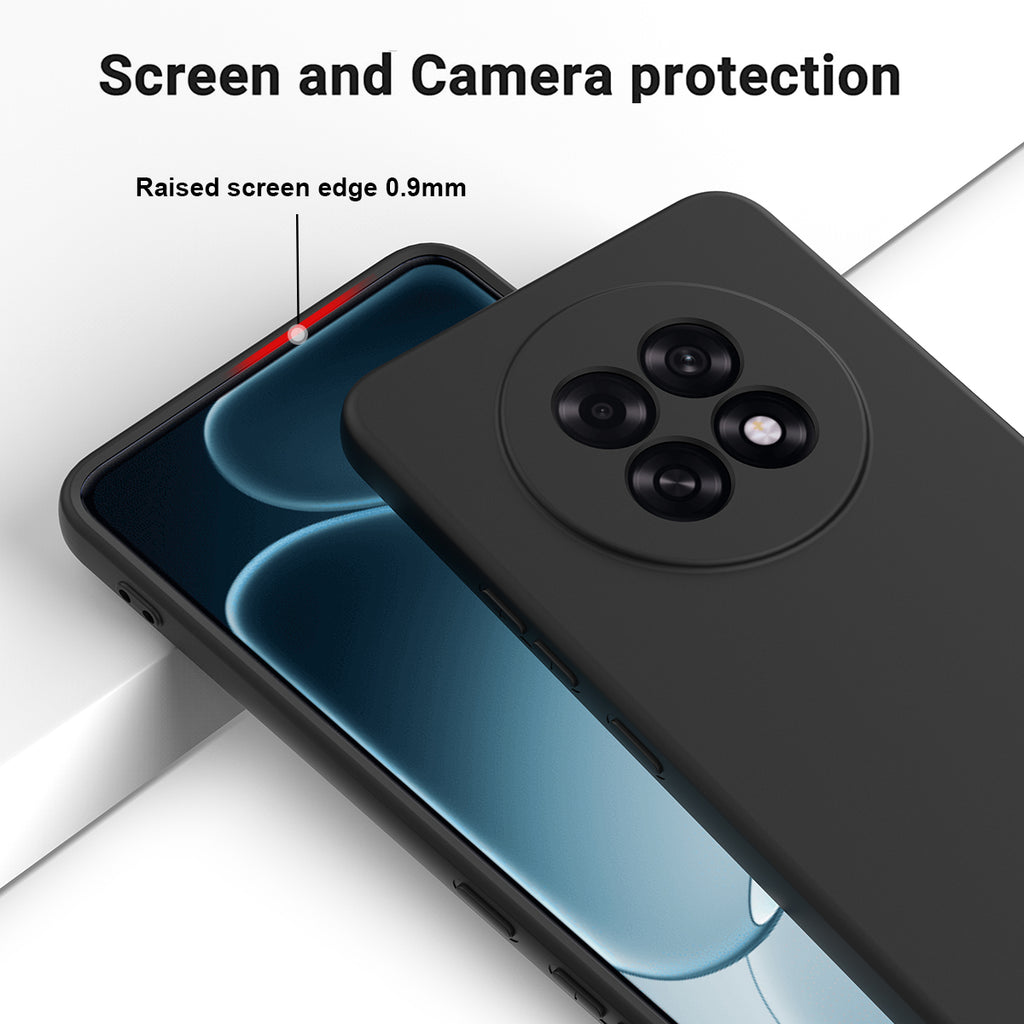 For Oppo A6 GT 5G / Oppo F31 Pro+ 5G Liquid Silicone Case Phone Back Cover with Hand Strap