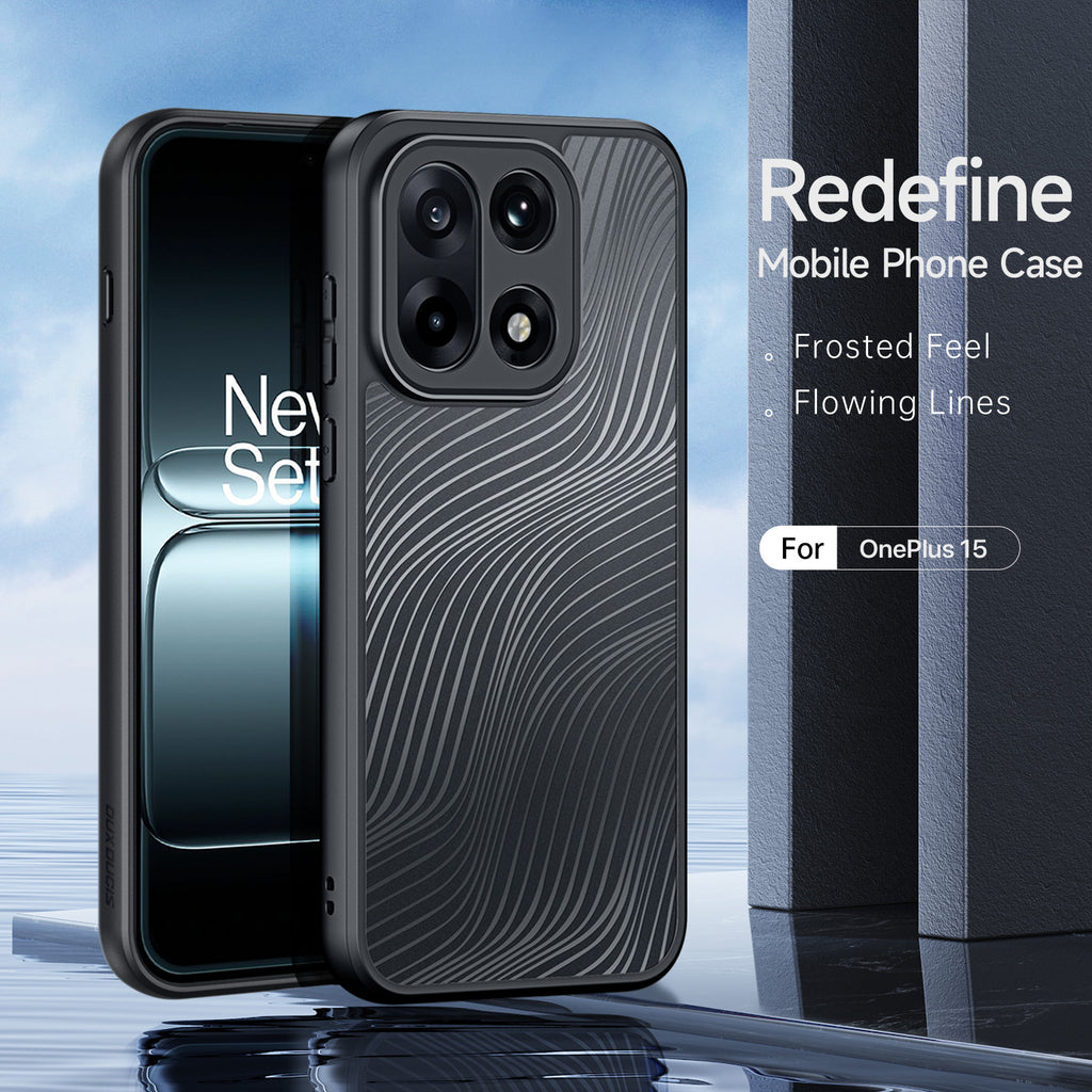 For OnePlus 15 5G Case DUX DUCIS Aimo Series TPU+PC Matte Drop-proof Phone Cover (REACH Certification)