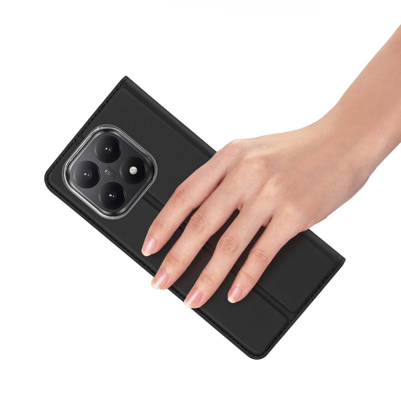 For Xiaomi 15T Case DUX DUCIS Skin Pro Series Leather Stand Cover Card Holder