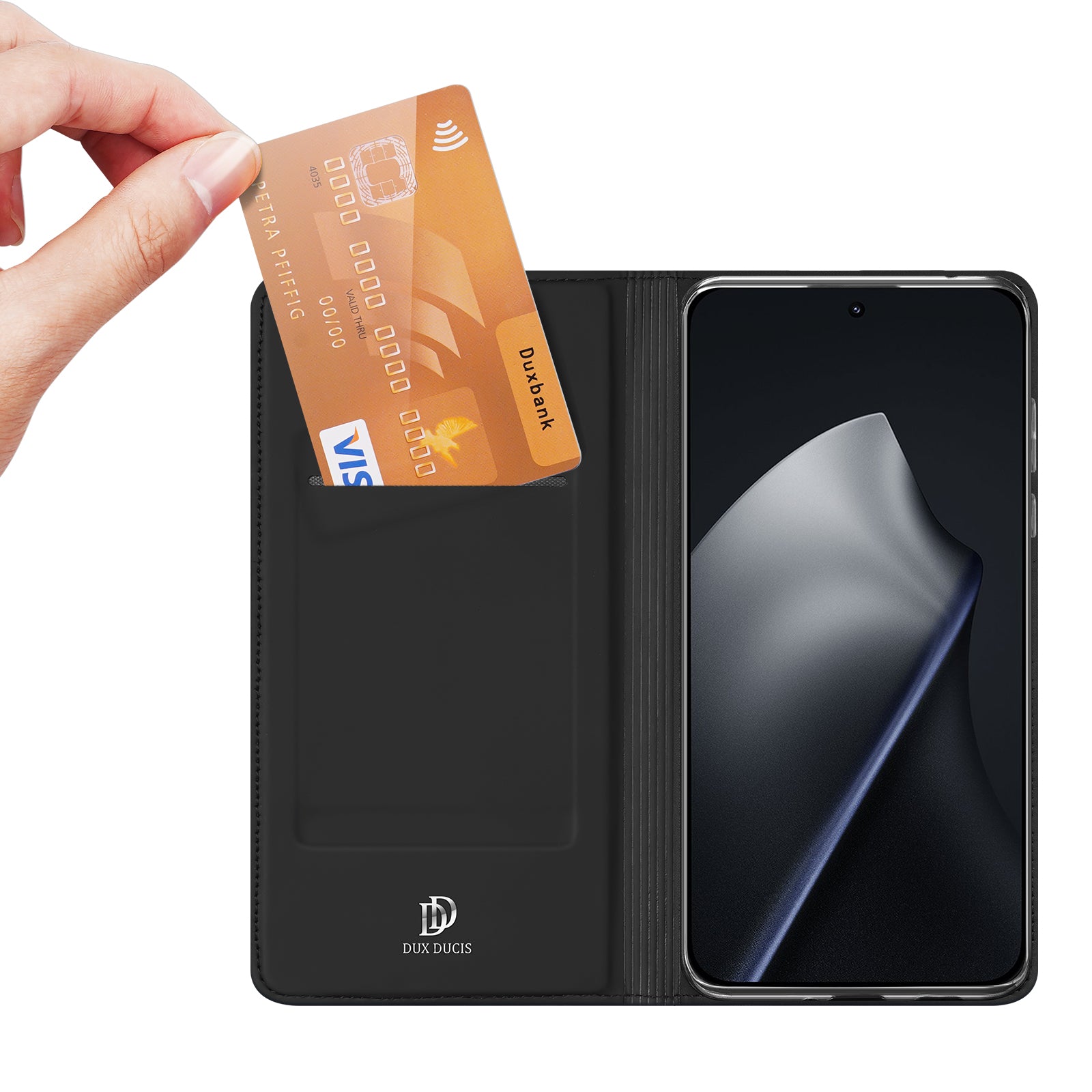 For Xiaomi 15T Pro Case DUX DUCIS Skin Pro Series Leather Stand Cover Card Holder