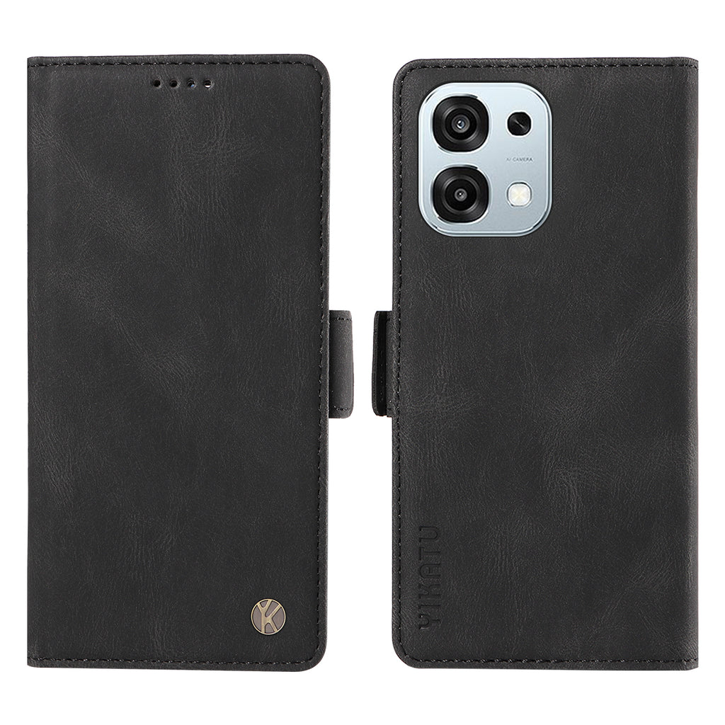 For Oppo A6 Pro 4G / Oppo F31 5G / Oppo A6 Pro 5G Leather Case YIKATU YK-005 Skin-touch Feeling Wallet Phone Cover