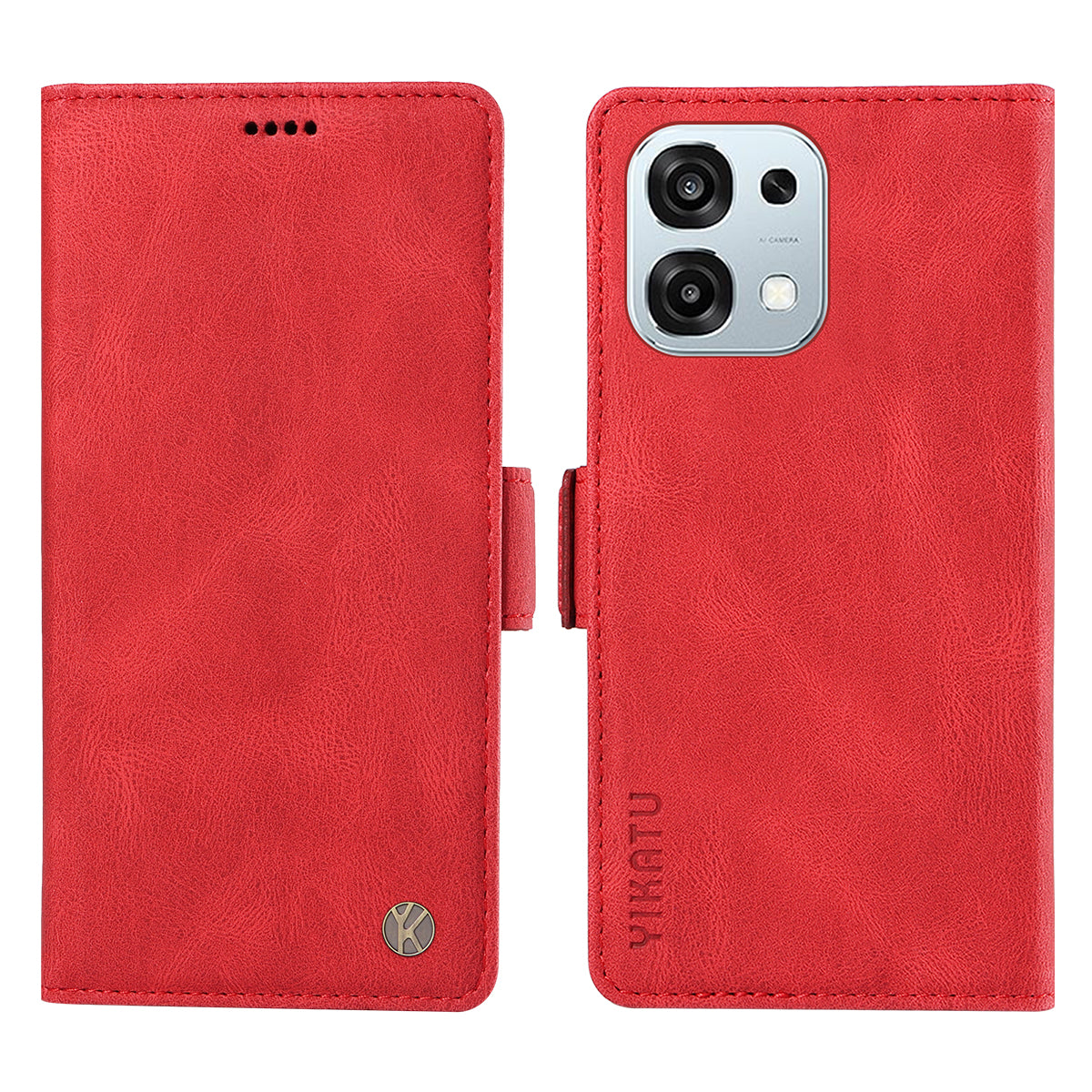 For Oppo A6 Pro 4G / Oppo F31 5G / Oppo A6 Pro 5G Leather Case YIKATU YK-005 Skin-touch Feeling Wallet Phone Cover