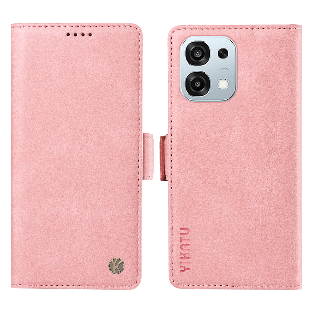 For Oppo A6 Pro 4G / Oppo F31 5G / Oppo A6 Pro 5G Leather Case YIKATU YK-005 Skin-touch Feeling Wallet Phone Cover
