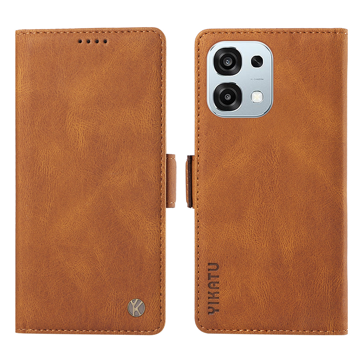 For Oppo A6 Pro 4G / Oppo F31 5G / Oppo A6 Pro 5G Leather Case YIKATU YK-005 Skin-touch Feeling Wallet Phone Cover
