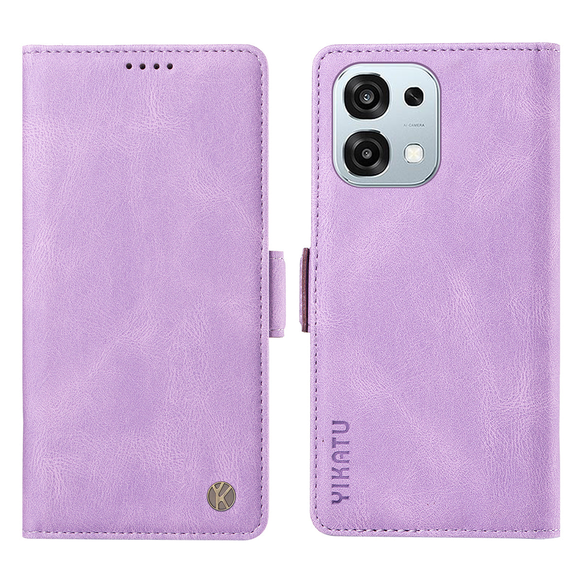 For Oppo A6 Pro 4G / Oppo F31 5G / Oppo A6 Pro 5G Leather Case YIKATU YK-005 Skin-touch Feeling Wallet Phone Cover