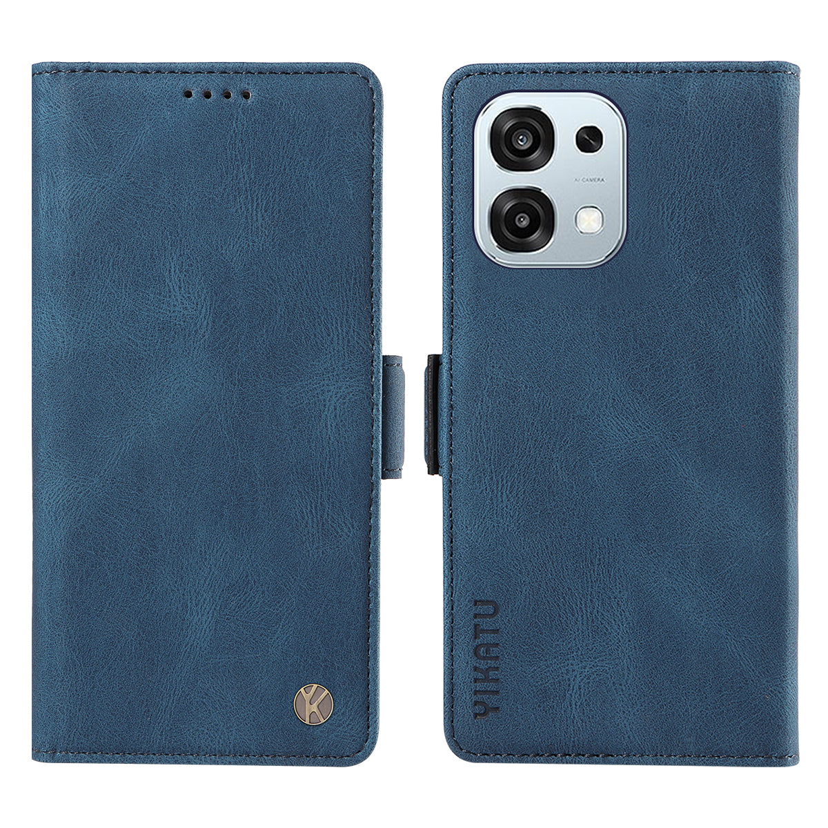 For Oppo A6 Pro 4G / Oppo F31 5G / Oppo A6 Pro 5G Leather Case YIKATU YK-005 Skin-touch Feeling Wallet Phone Cover