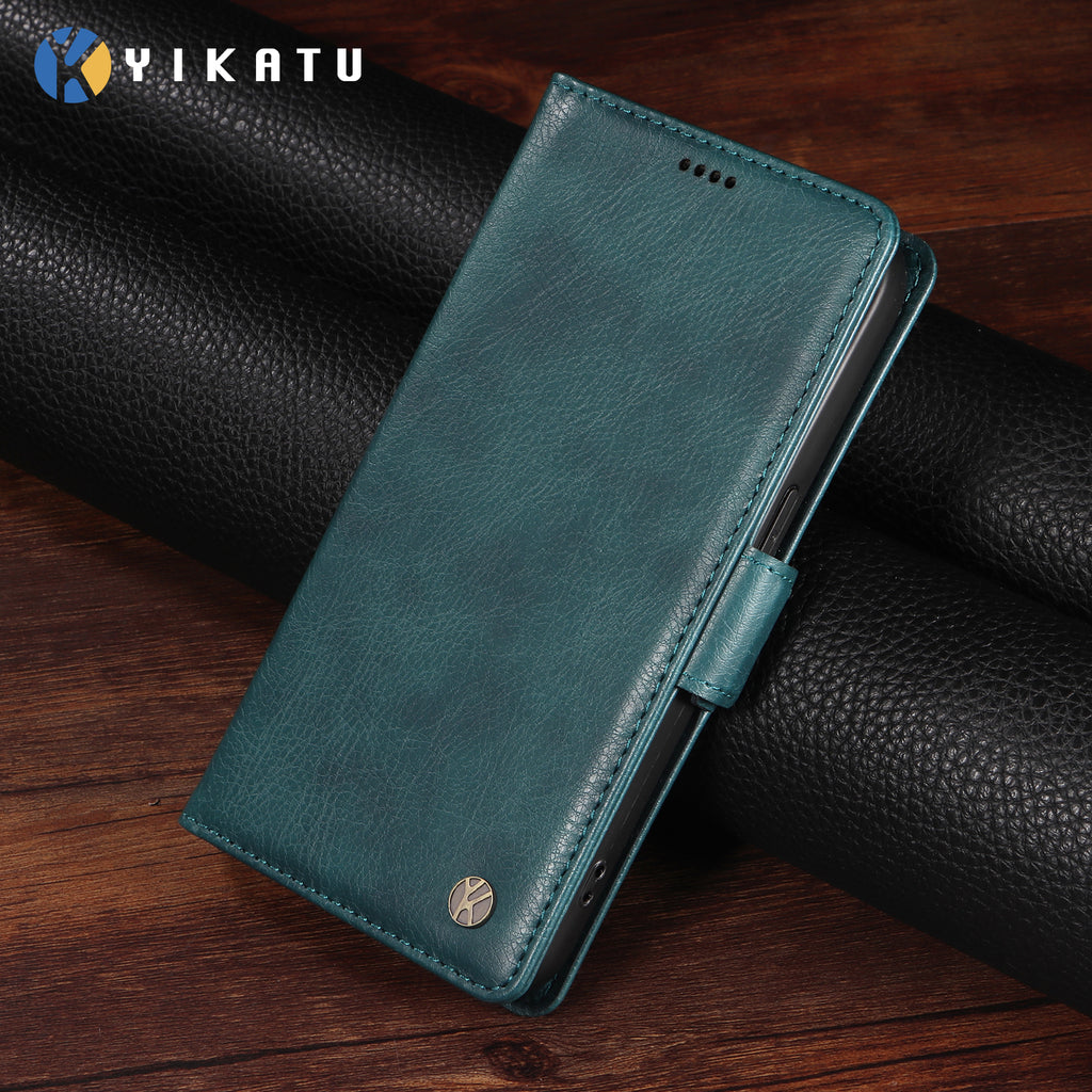 For Honor X9d 5G / Honor X70 5G Case YIKATU YK-007 Litchi Texture PU Leather Wallet Phone Cover