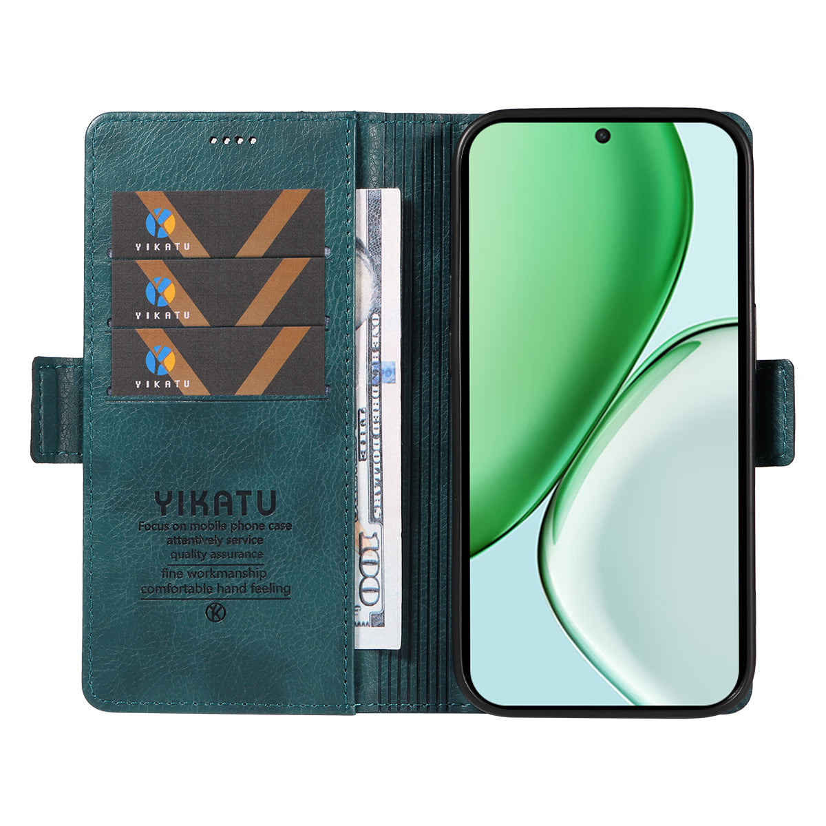 For Honor X9d 5G / Honor X70 5G Case YIKATU YK-007 Litchi Texture PU Leather Wallet Phone Cover