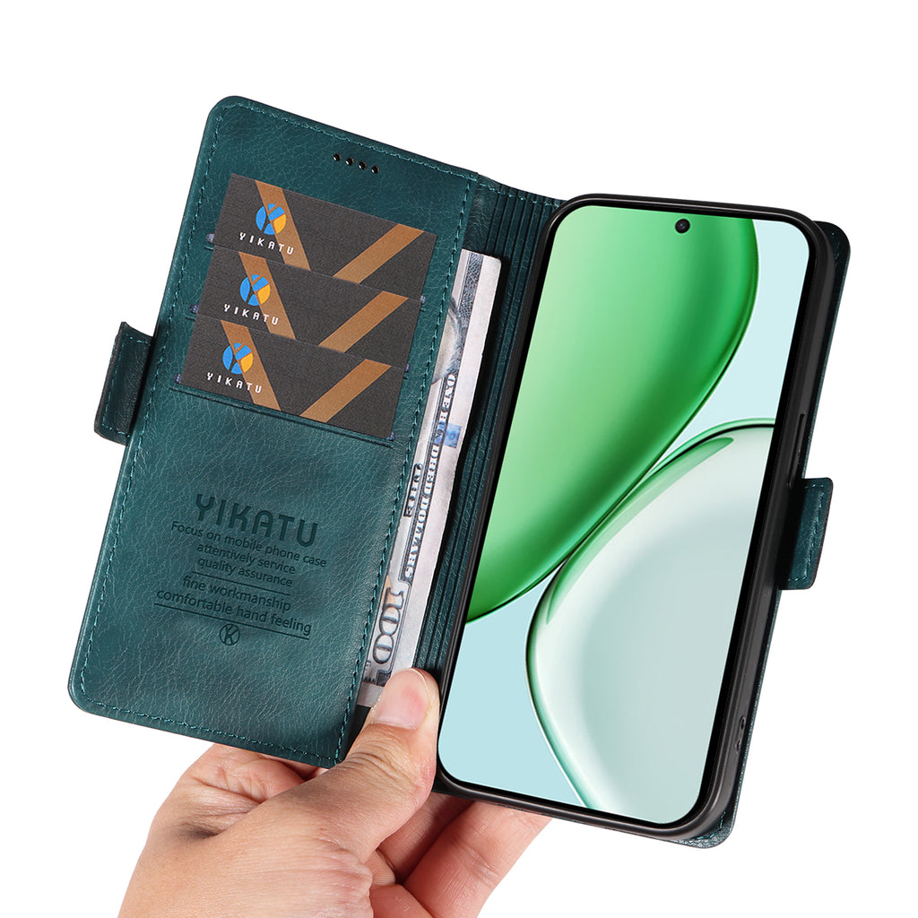 For Honor X9d 5G / Honor X70 5G Case YIKATU YK-007 Litchi Texture PU Leather Wallet Phone Cover