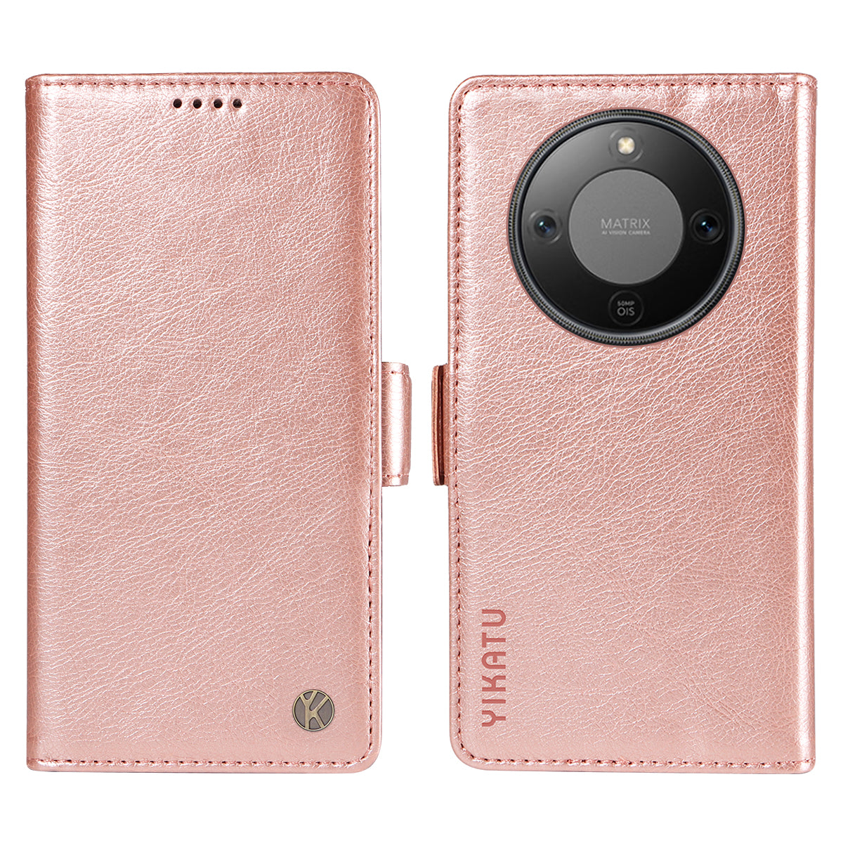 For Honor X9d 5G / Honor X70 5G Case YIKATU YK-007 Litchi Texture PU Leather Wallet Phone Cover