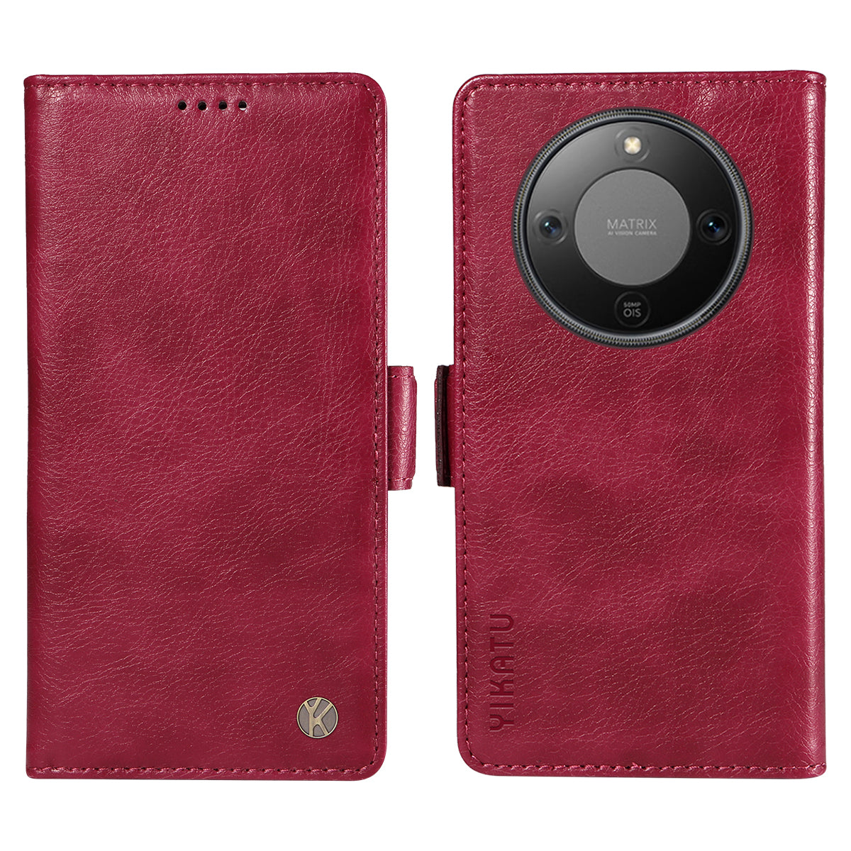 For Honor X9d 5G / Honor X70 5G Case YIKATU YK-007 Litchi Texture PU Leather Wallet Phone Cover